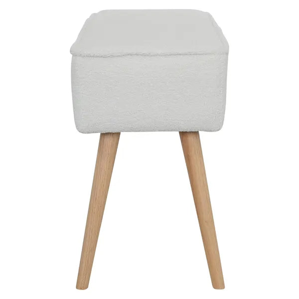 Banc popy bouclette blanc ou kaki ZAG