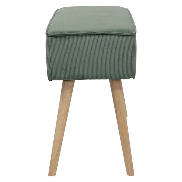 Banc popy  velours côtelé ou lisse ZAG