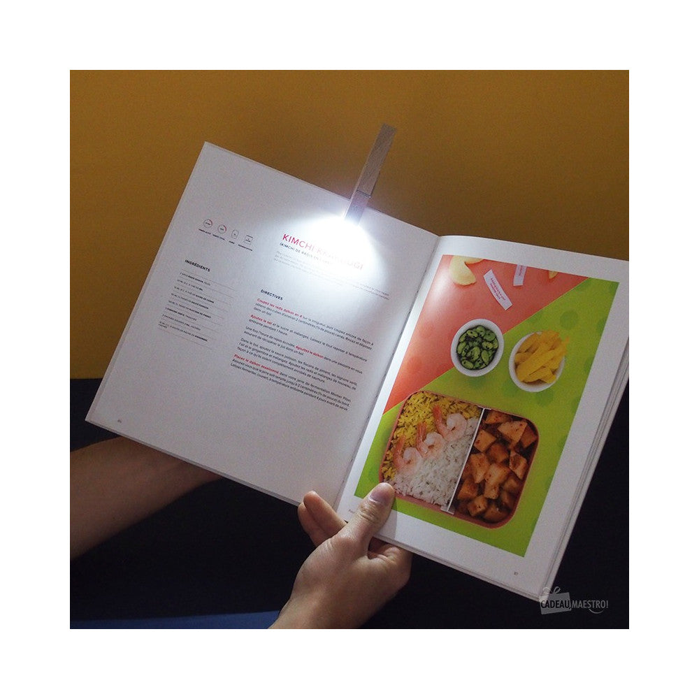 Pince à linge lampe de lecture KIK