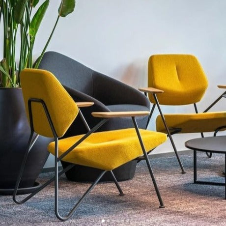 Fauteuil Polygon Prostoria Ral Et Tissu 400