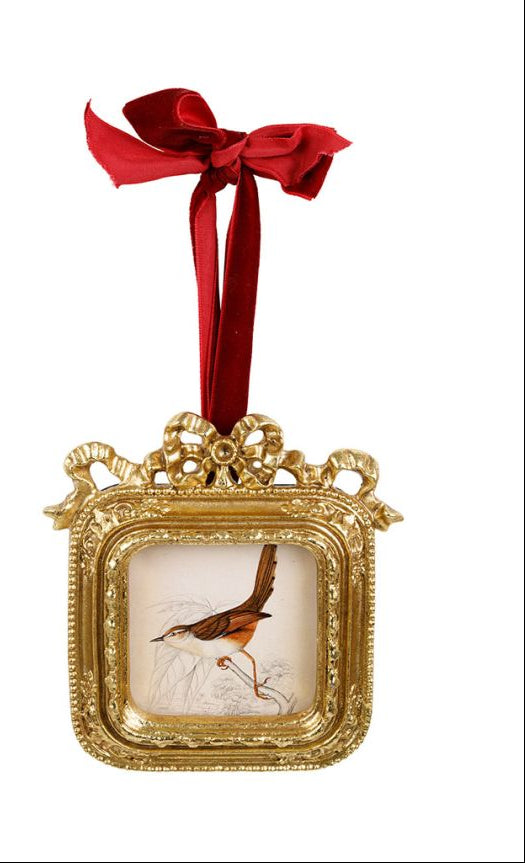 Cadre déco oiseau et ruban SEM