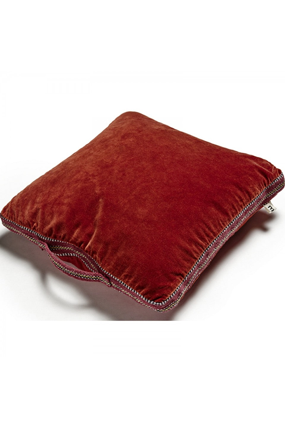 Coussin velours avec bordure MANU