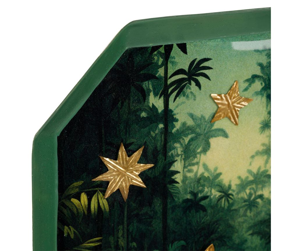 Décoration murale tableau doré COT