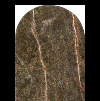 Planche marbre ovale AUM