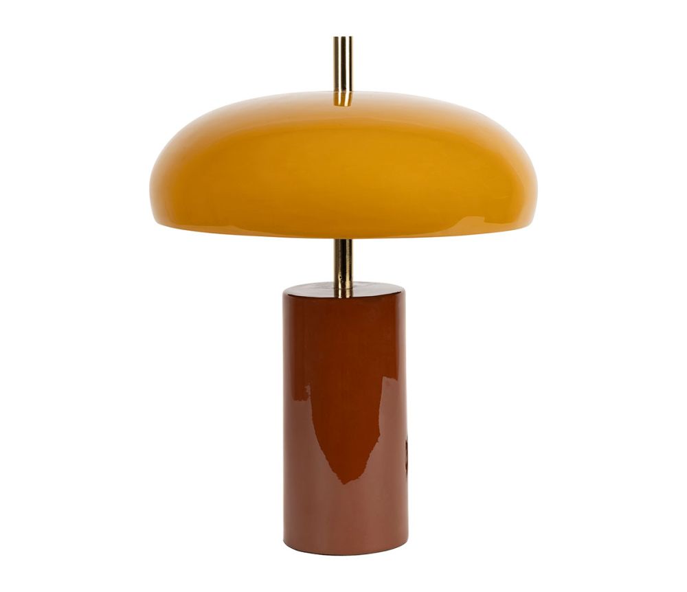 Lampe métal laqué et laiton SEM