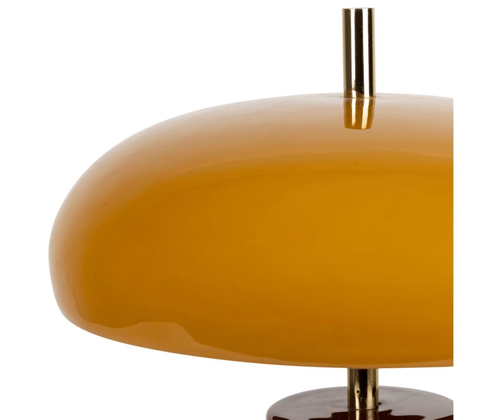 Lampe métal laqué et laiton SEM