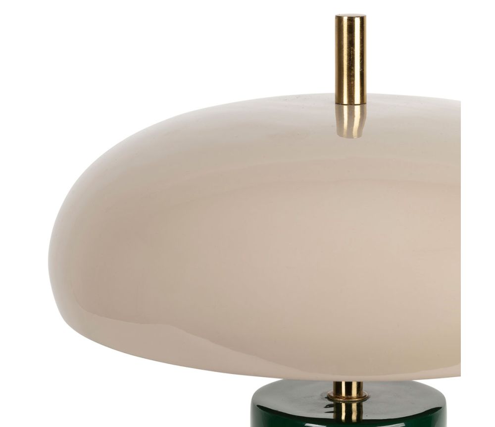 Lampe métal laqué et laiton SEM