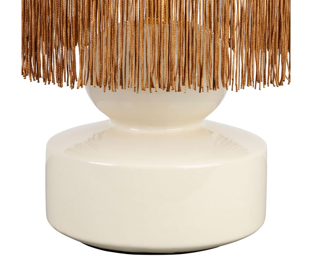 Lampe Boho abat jour à franges SEM