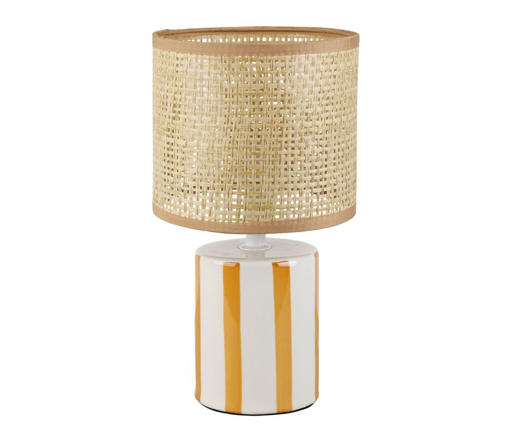 Lampe céramique rayée medi SEM