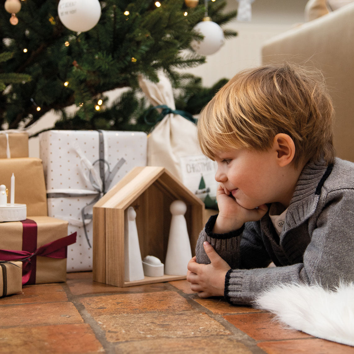 Crèche grand modèle 3 figurines RAD