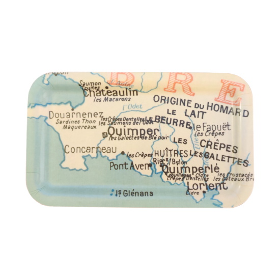 Mini plateau carte géographique ZAR