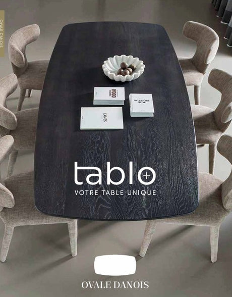 Plateau de table bois massif formes arrondies TABLO DEE