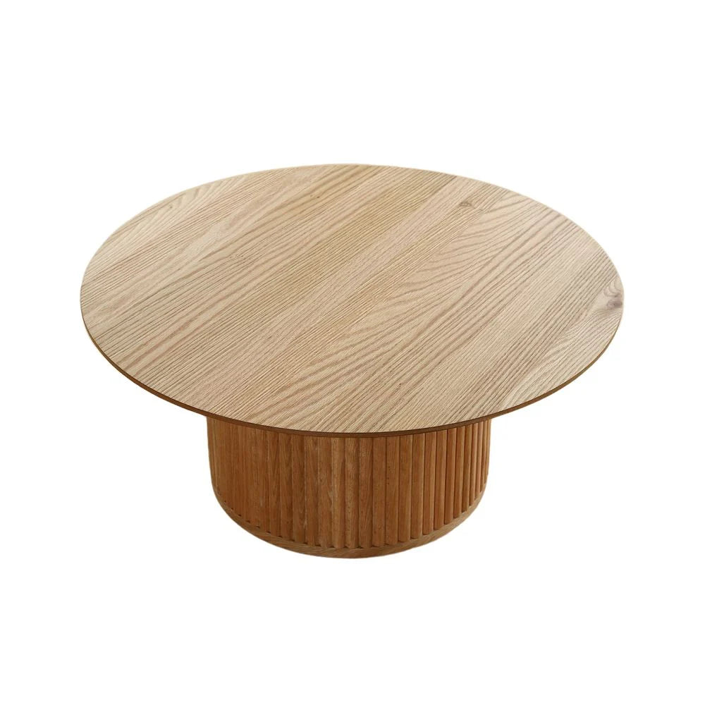 Table basse pied cannelé PALM ZAG