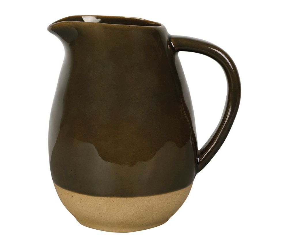Pichet jade grès COT