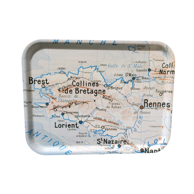 Plateau carte géographique grand ZAR