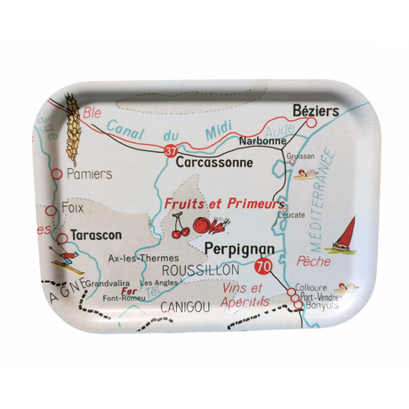 Plateau carte géographique moyen ZAR