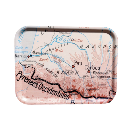 Plateau carte géographique moyen ZAR