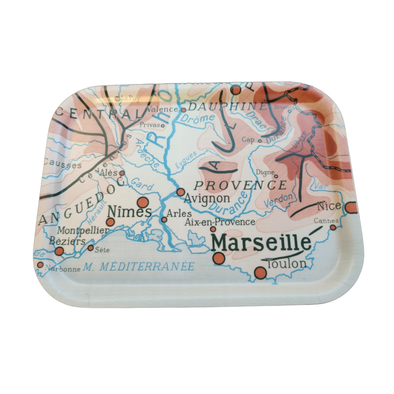 Plateau carte géographique moyen ZAR