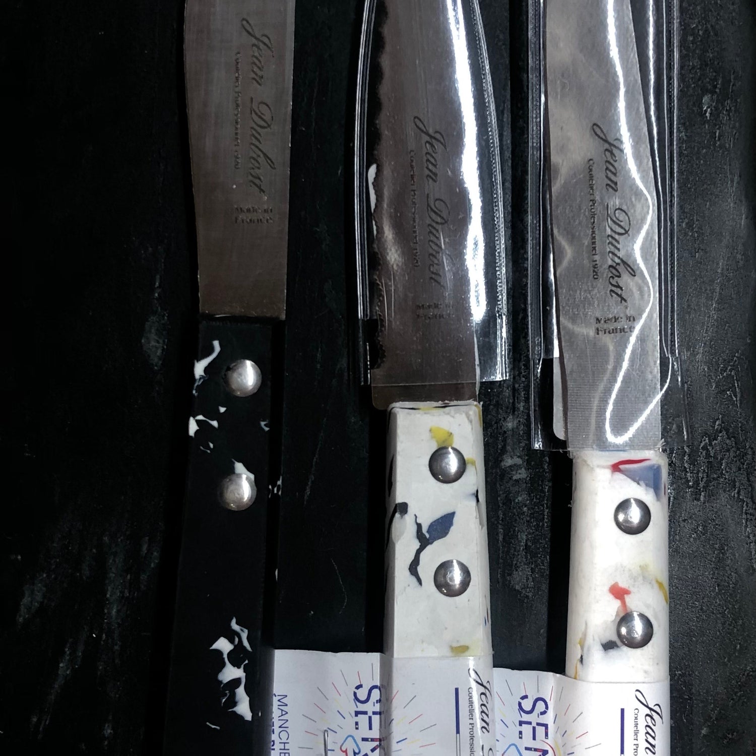 Couteau à fromage ou tartineur ou légume manche plastique recyclé JEA