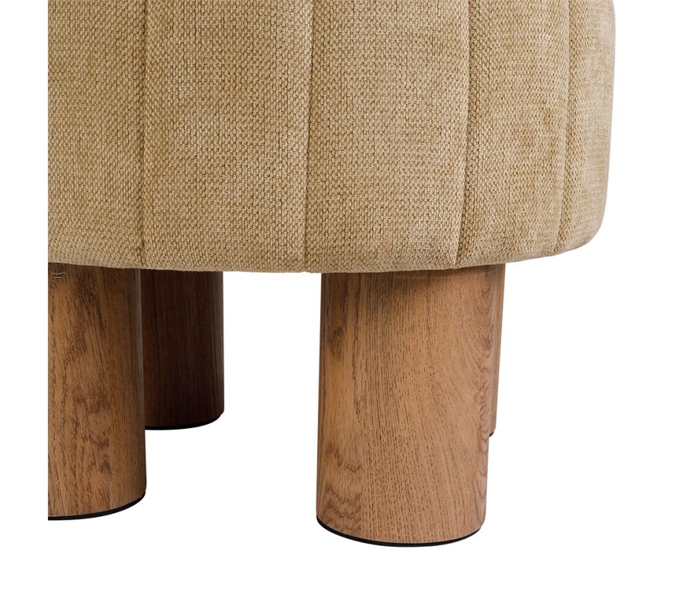 Tabouret coffre velours COT