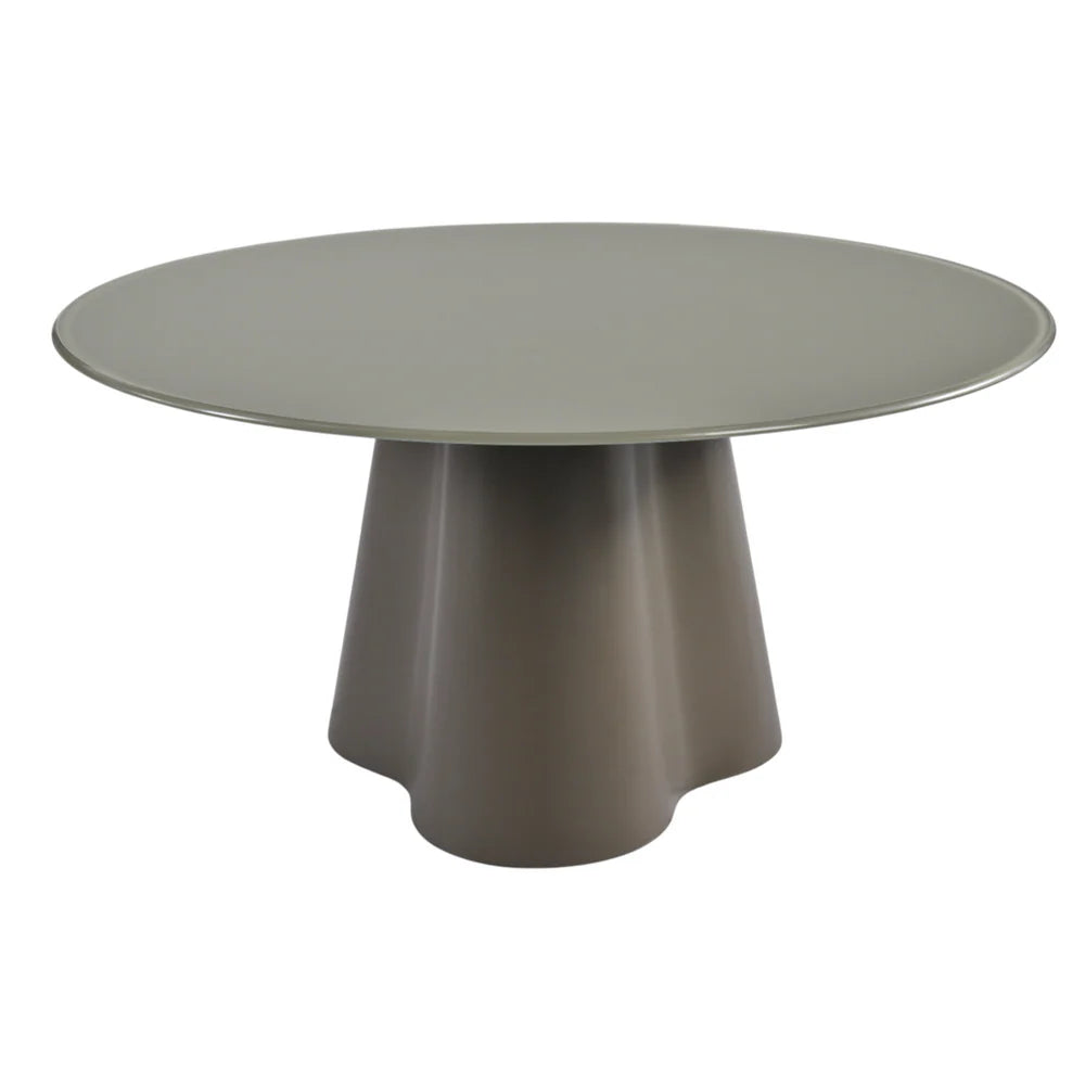 Table basse en verre TREFLE ZAG