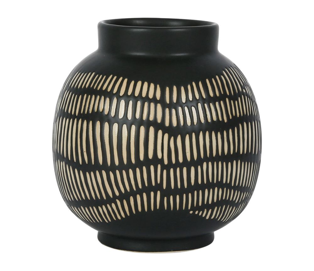 Vase lignes noires SEM