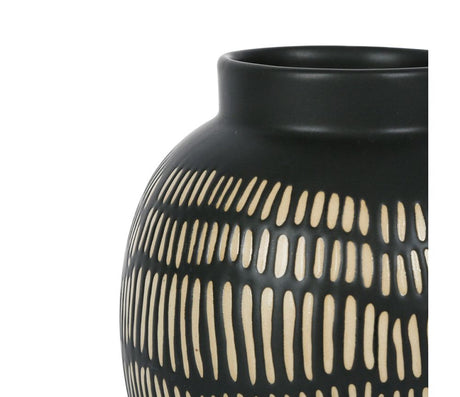 Vase lignes noires SEM