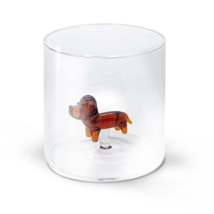 Gobelet verre figurine WD