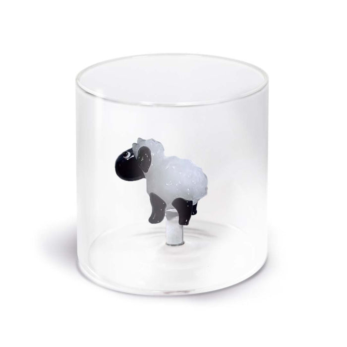 Gobelet verre figurine WD
