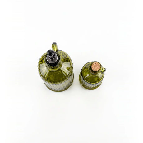 huilier vert bouteille avec bec verseur BAZ