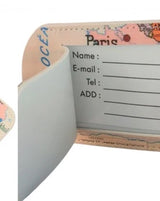 Etiquette de voyage carte géographique ZAR