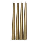 Bougies dorées par 4 OPJ
