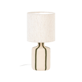 Lampe céramique rayée Camille OPJ