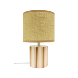 Lampe céramique rayée trattoria OPJ