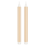 Set de 2 bougies rayures OPJ