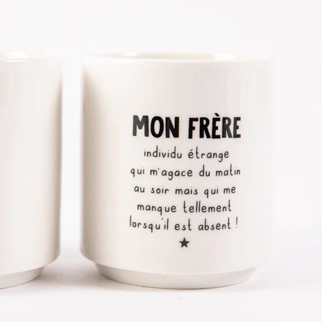 Mug tasse blanc à messages  SOP