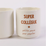 Mug tasse blanc à messages  SOP