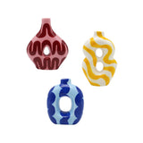 Petit vase jaune bleu ou rose QUE