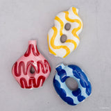 Petit vase jaune bleu ou rose QUE