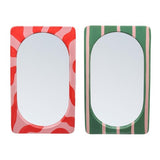 Miroir céramique rayé QUE