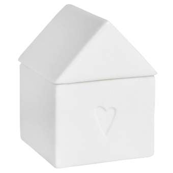 Boite maison coeur porcelaine Rad