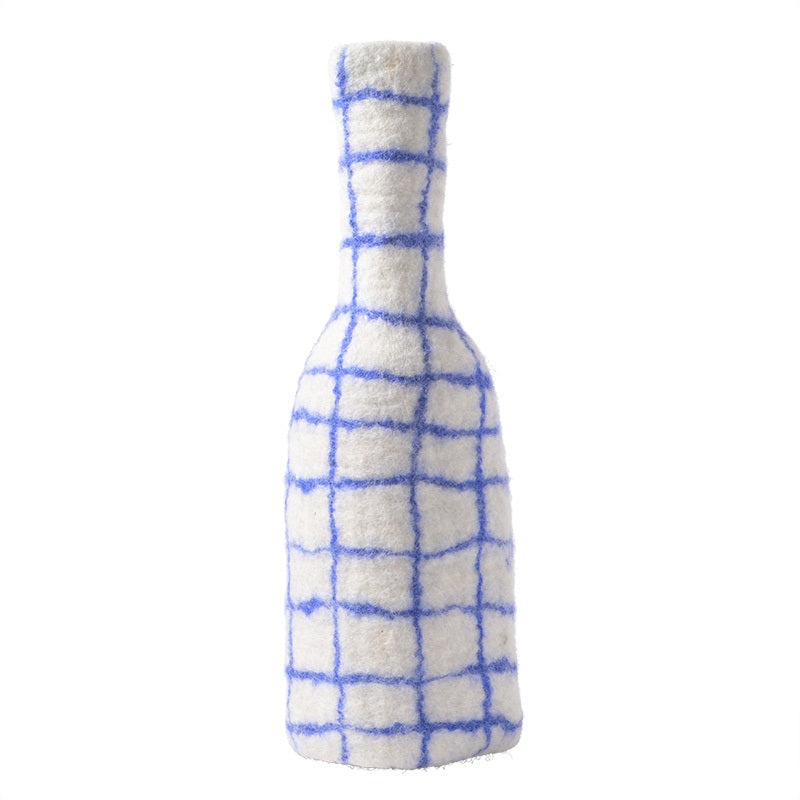 Cache bouteille ou vase laine AVE