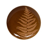 Assiette fougère grès AMA
