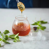 Pot de miel et cuillère LIV