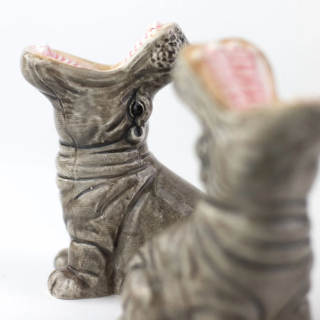 Salière et poivrière banane/hippopotame DON
