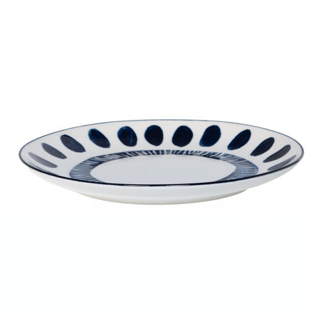 Assiettes MYKONOS bleues et blanches BAS
