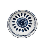 Assiettes MYKONOS bleues et blanches BAS