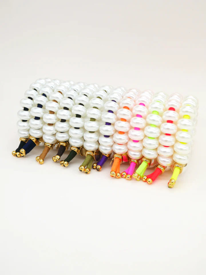 Bichou élastique perles mi bijoux, mi choucou SCR
