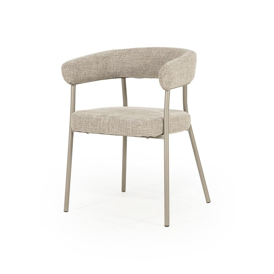 Chaise YOVI pieds rouges BYB