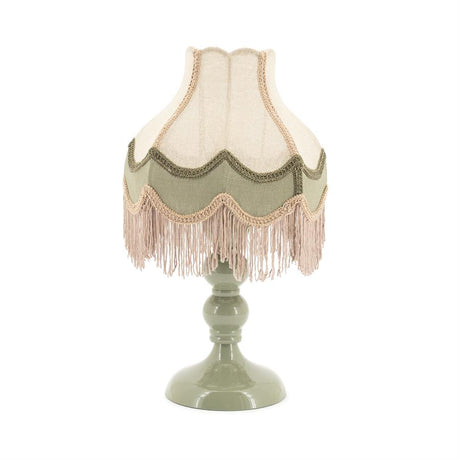 Lampe à poser abat jour à franges Fringaloo BYB